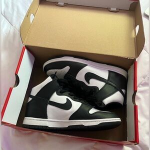 Nike High Panda Dunks Women’s Size 9